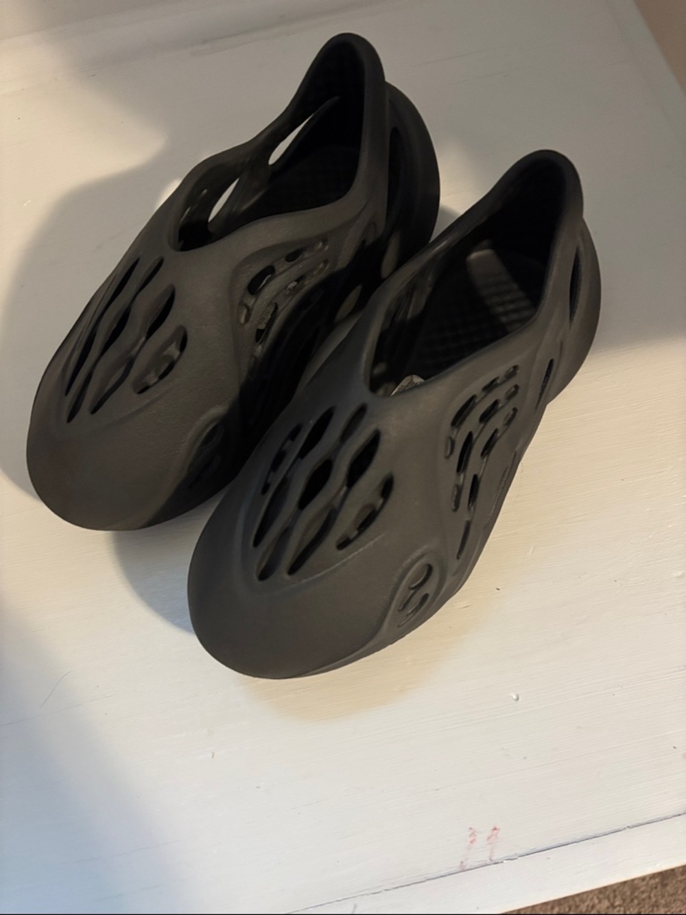 Yeezy Kids Black Foam Sandal Slip-On